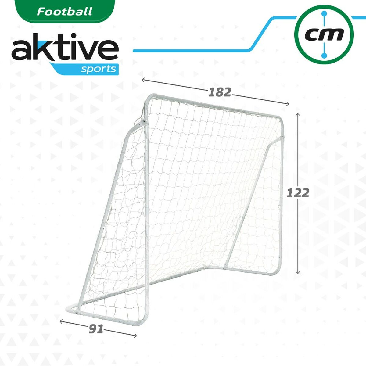 Baliza de Futebol Aktive 182 x 91 x 122 cm